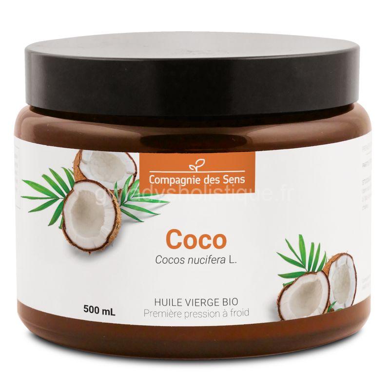 Huile de coco vierge.