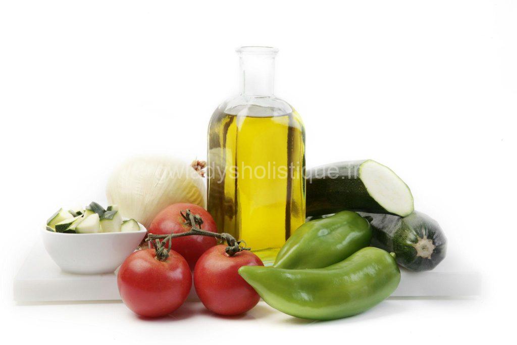 L'huile d'olive dans la cuisine.
